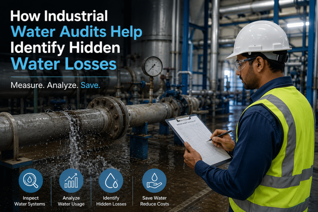 How Industrial Water Audits Help Identify Hidden Water Losses