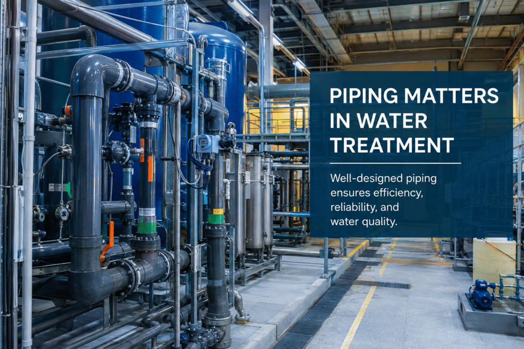 How Poorly Designed Piping Can Affect Water Treatment Performance