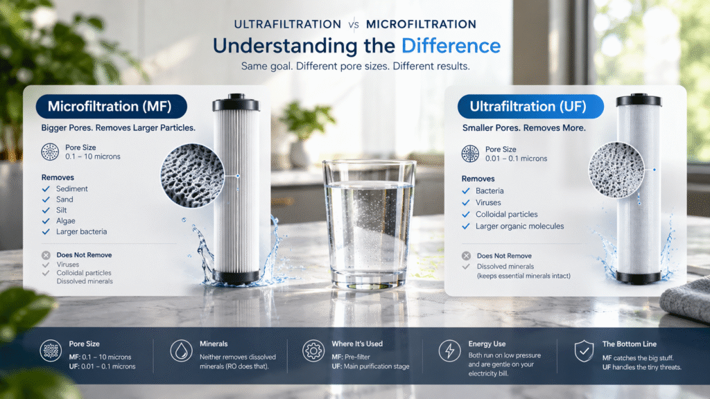 Ultrafiltration vs Microfiltration: Understanding the Difference